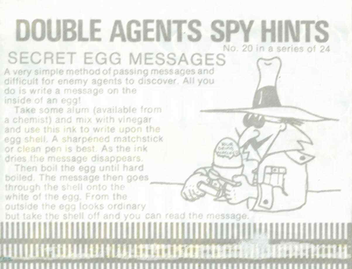 Double Agents spy hint