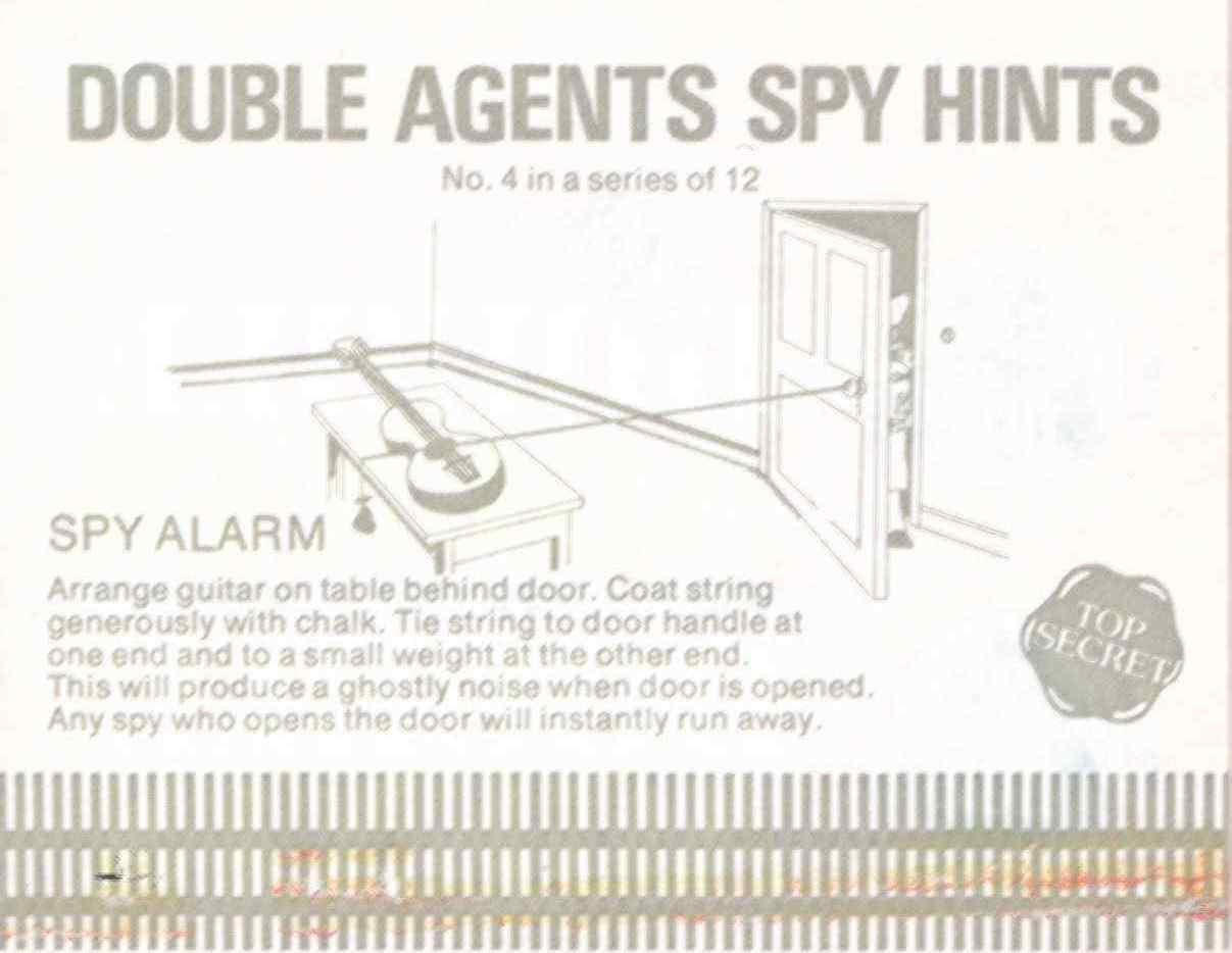 Double Agents spy hint